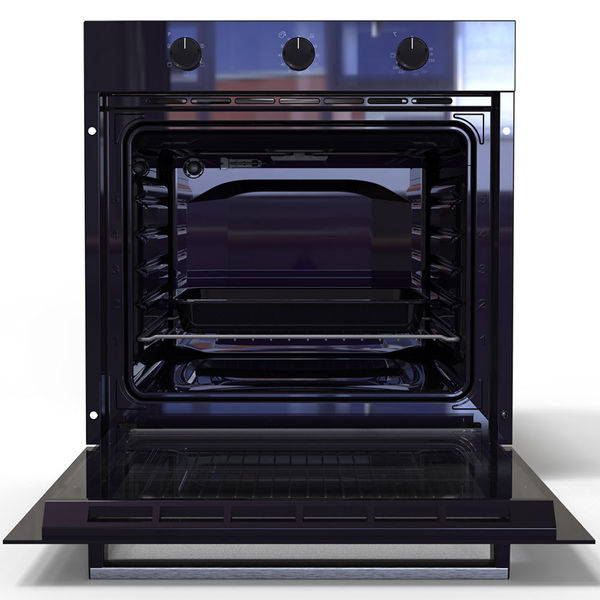 DEFY Black Slimline EyeLevel Oven Online Furniture & Appliance Store